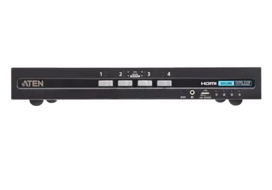 4-PORT USB HDMI Single Display PP4.0 Secure KVM W/ Cac Support