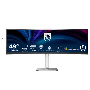 49B2U5900C - LCD Display - Curved - 5120 X 1440 - 49INCH - 4MS Response Time - 0