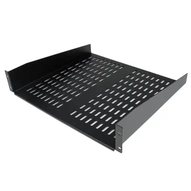 2U 19IN Vented Server Rack Cabinet Shelf/Rackmount Cantilever Tray 16IN Deep - U