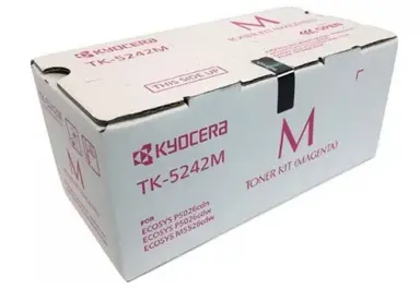 Kyocera TK-5242M Magenta Toner Cartridge for Use in Ecosys M5526CDW P5026CDW Est