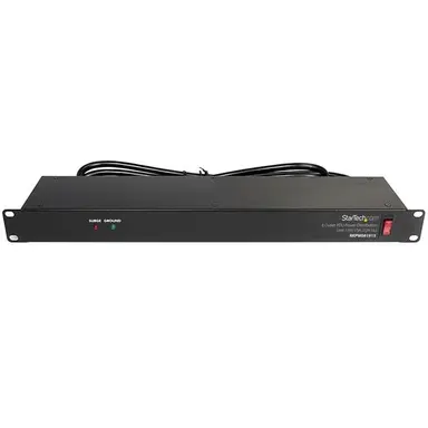 Rackmount Pdu with 8 Outlets with Surge Protection - 1U - Protect Your Equipment