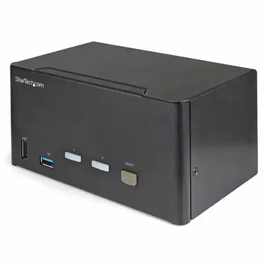 2 Port Triple Monitor Displayport KVM Switch - 4K 60HZ UHD Hdr - Desktop DP 1.2