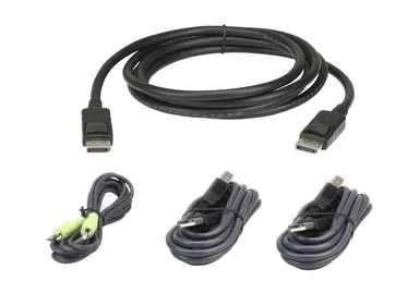 10FT. Single Display Displayport Secure KVM Cable Kit