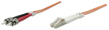 5M 14FT LC/ST Multi Mode Fiber Cable