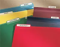 White 1-UP File Folder Labels High-Quality Labels for All Purposes: Dymo-Brande
