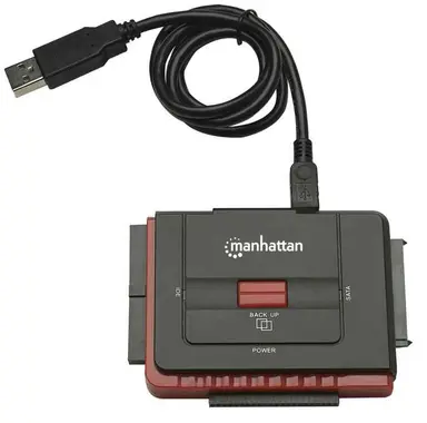 3-IN-1 with One-Touch Backup Compatible with All Types of Hard Drives UP to 5.2