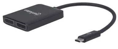 USB-C to Dual Displayport Adapter - Mst