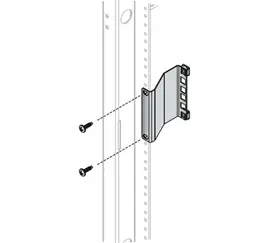 2SP 3INCHD Rackrail Recessor