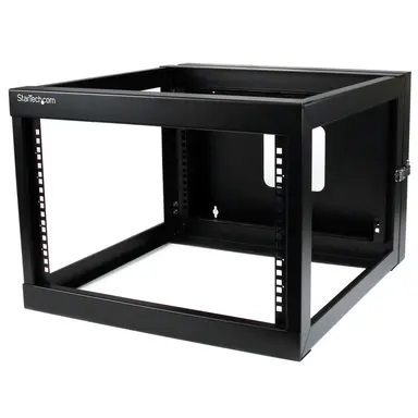 6U Open Frame Wall Mount Server Rack - Network Rack with 19.8INCH Mounting Depth