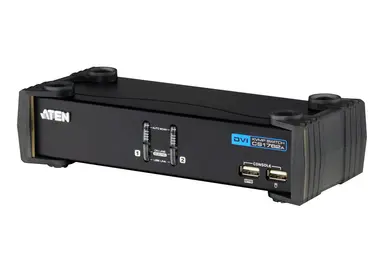 2-PORT DVI Kvmp with USB2.0 Peripheral