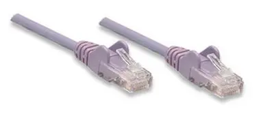 0.5 FT Purple CAT5E Snagless Patch Cable