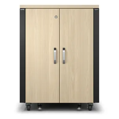 APC Netshelter Soundproof 17U Server Rack Enclosure 120V Maple