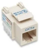CAT5E Ivory Keystone Jack Utp