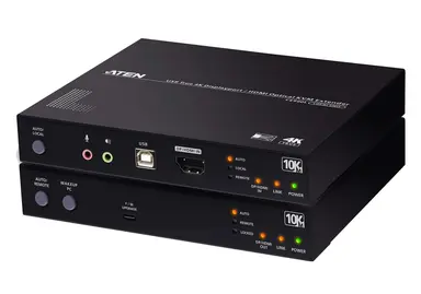 USB True 4K Displayport/HDMI Optical KVM - True 4K UP to 10KM Over Fiber