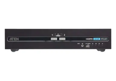 2-PORT USB HDMI Dual Display PP4.0 Secure KVM W/ Cac Support