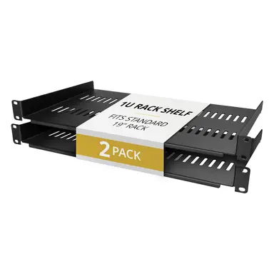 Get Two 1U Vented Cantilever Rack Shelves to Outfit Multiple Racks - Standardize