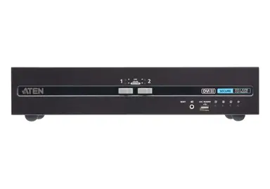 2-PORT USB DVI Dual Display PP4.0 Secure KVM W/ Cac Support