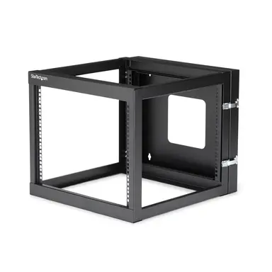 8U Open Frame Wall Mount Server Rack - Network Rack with 19.8INCH Mounting Depth