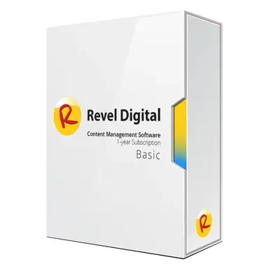 Revel Digital Cms Basic Subscription Plan License Key for 12 Months (1 Year) FO