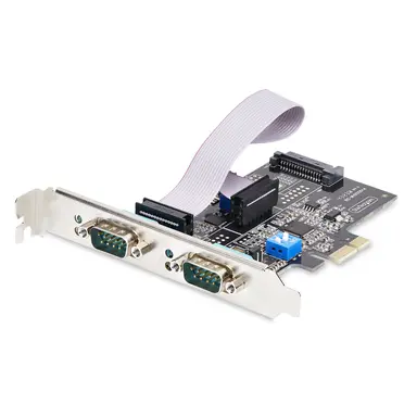 2-PORT Serial PCIE Card Dual-Port Pci Express to RS232/RS422/RS485 (DB9) Serial