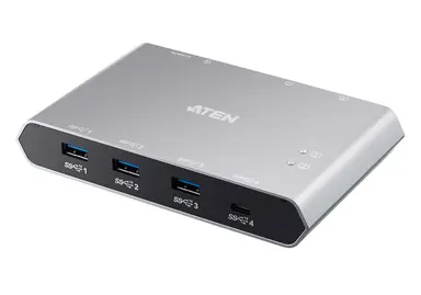 2-PORT USB-C Sharing Switch with Power Pass Through