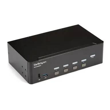 This 4 Port 4K HDMI KVM with Dual Monitor Support Lets You Control Four HDMI Com