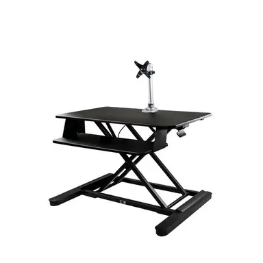 Transform Your Desk into a Sit-Stand Workstation with Easy Height Adjustment an