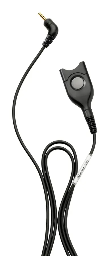 Dect/Gsm Cable Easy Disconnect to 2.5 MM 3-POLE Plug 38 in. Straight Cable FO
