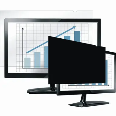 Fellowes Laptop/Flat Panel Privacy Filter with Black-Out Technology Darkens Scre