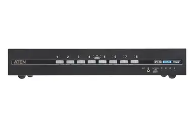 8-PORT USB DVI Dual Display PP4.0 Secure KVM W/ Cac Support