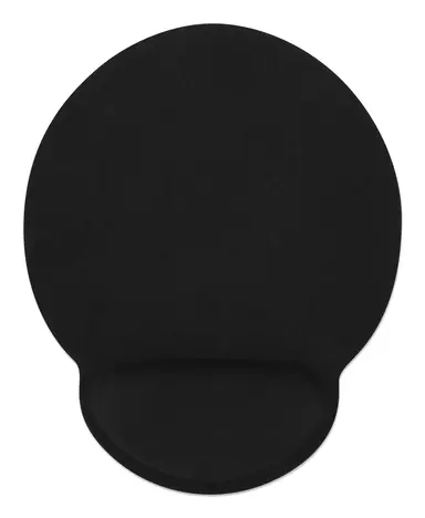 Wrist-Rest Black Mouse Pad