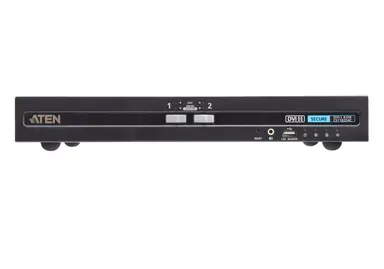 2-PORT USB DVI Single Display PP4.0 Secure KVM W/ Cac Support