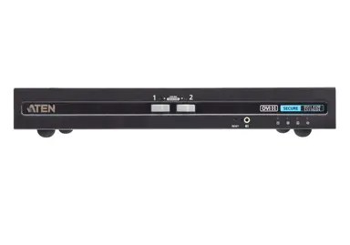 2-PORT USB DVI Single Display PP4.0 Secure KVM