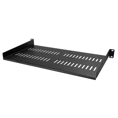 1U 19IN Vented Server Rack Cabinet Shelf/Rackmount Cantilever Tray 10IN Deep - U