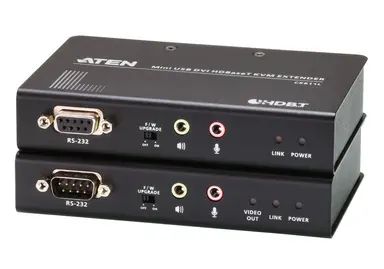 Mini USB DVI Hdbaset KVM Extender