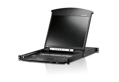 16-PORT 17 Dual Rail LCD IP CAT5 KVM