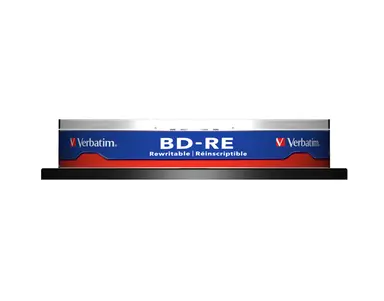 Verbatim BD-RE 25GB 2X with Branded SURFACE-10PK Spindle
