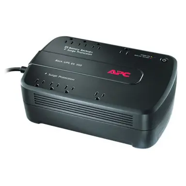 APC BACK-UPS ES 550VA, 120V, 8 NEMA OUTLETS (4 SURGE) - UPS - DESKTOP - STANDBY