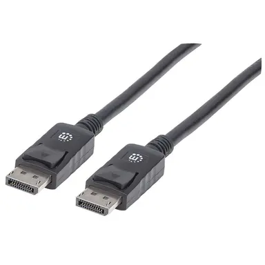 Displayport Male / Displayport Male 1 M (3.3 FT.) Black