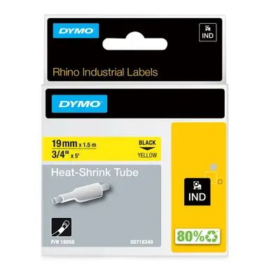 Rhino 3/4 Yellow Heat Shrink Tubes