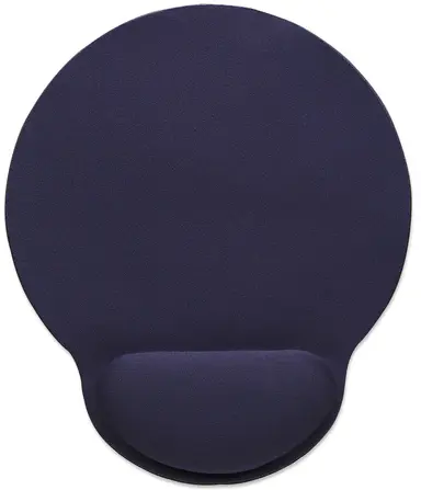 Wrist-Rest Blue Mouse Pad
