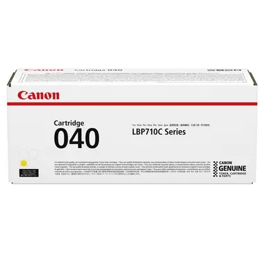 040 Yellow Toner Cartridge - for Use with LBP712CDN - Black: Yields UP to 6 300
