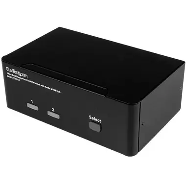 Access Two Dual-Monitor Computers and Two Shared USB Peripherals from a Single W