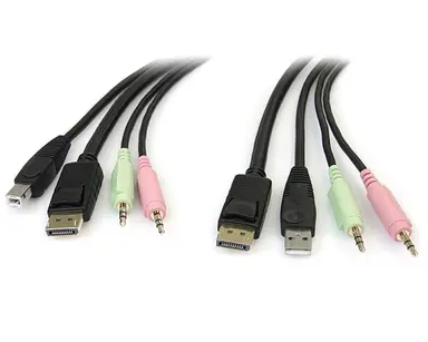 4IN1 USB Displayport KVM Switch Cable