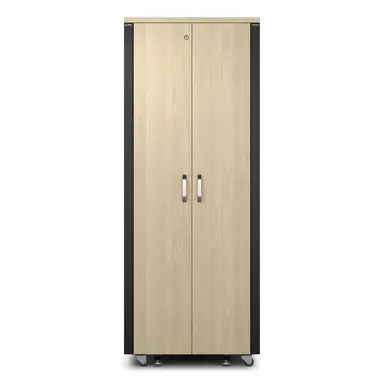 APC Netshelter Soundproof 38U Server Rack Enclosure 120V Maple