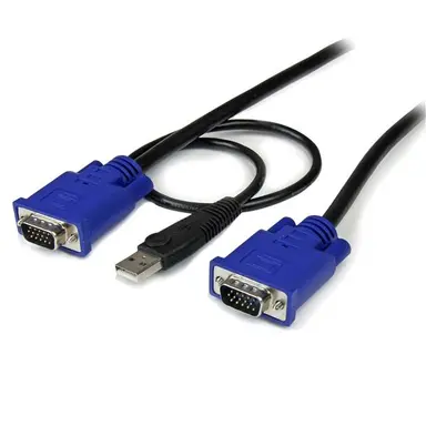 10FT KVM Cable - USB KVM Cable - KVM Switch Cable - VGA KVM Cable