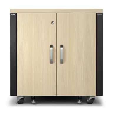 APC Netshelter Soundproof 12U Server Rack Enclosure Maple