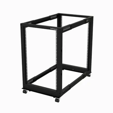 4-POST 8U Open Frame Server Rack for Data/IT Equipment - 22-40IN (56 0-101 7CM)