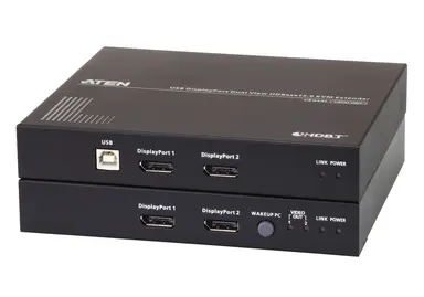 USB DP Dual Display Hdbaset 2.0 KVM Extender