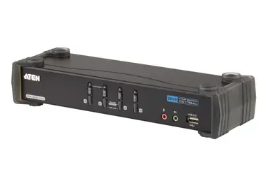 4-PORT USB DVI Dual Link Kvmp Switch
